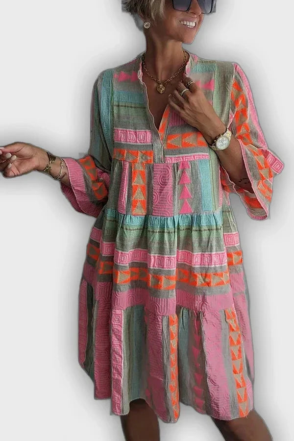 שמלת ג'וליאן בוהו עם שכבות - נוחה וסטייליסטית