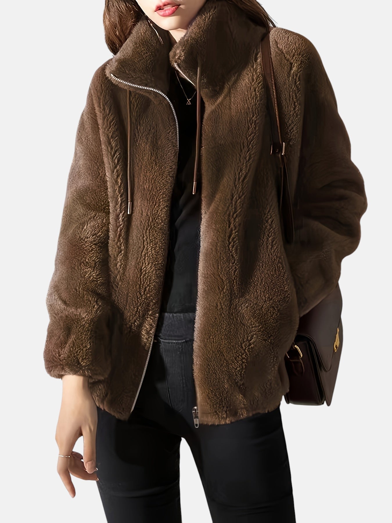 אווילורה ז'קט זיפ נעים