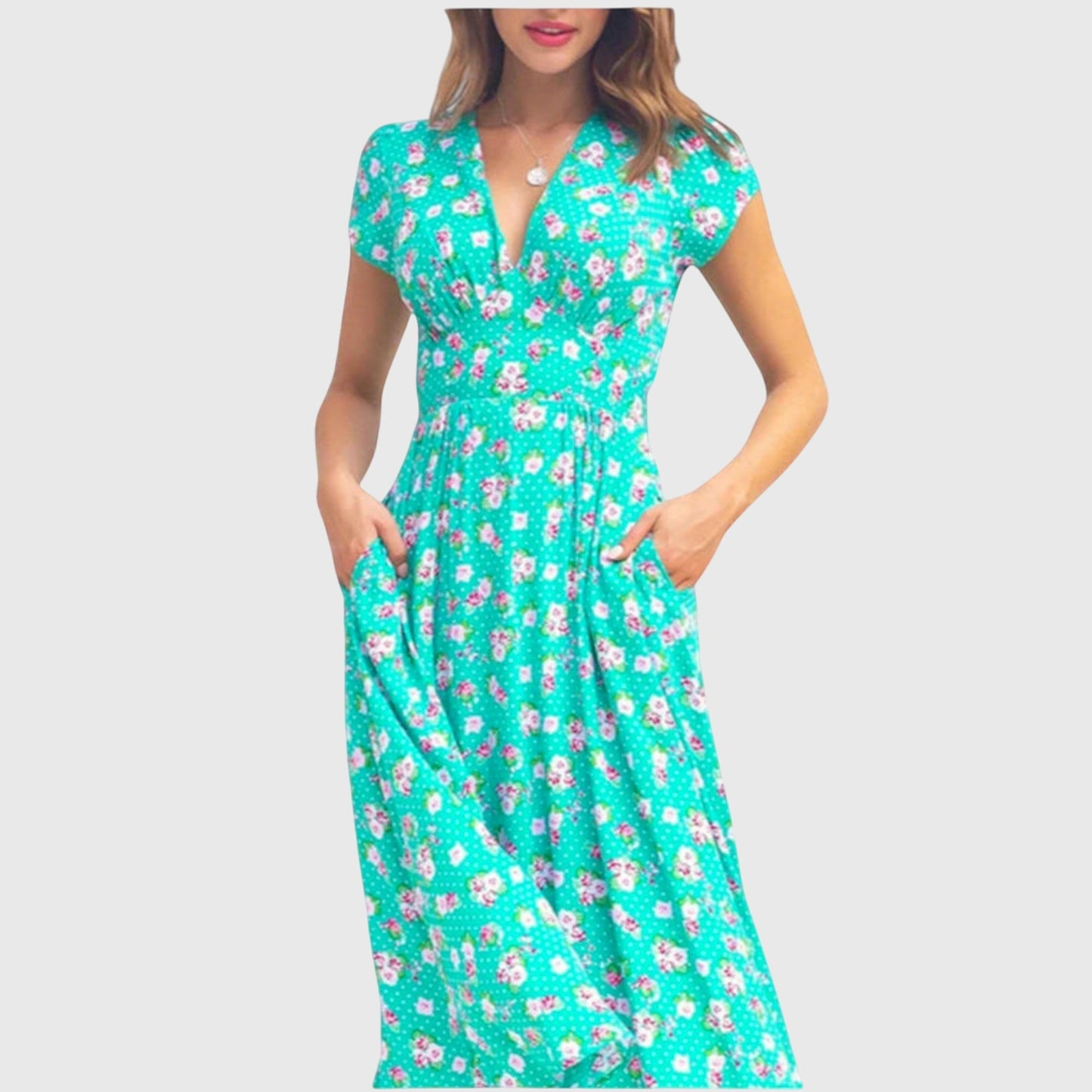 שמלת מידי עם כפתורים