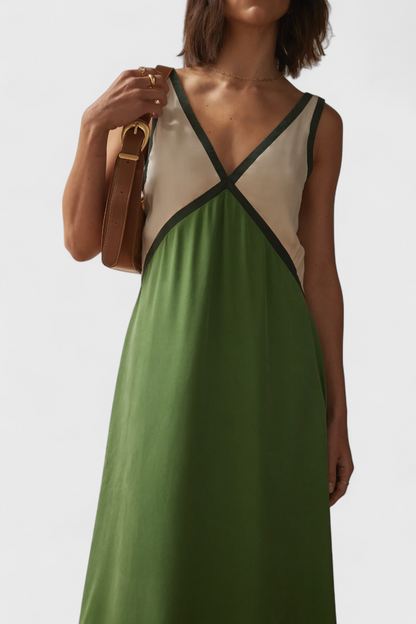 שמלות בוהו קיץ דיאמונד עם צווארון V