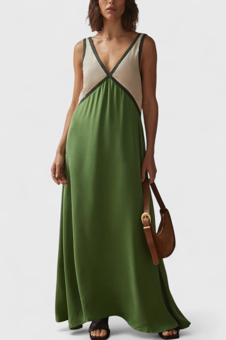 שמלות בוהו קיץ דיאמונד עם צווארון V