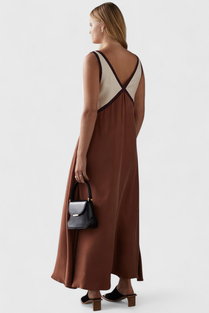 שמלות בוהו קיץ דיאמונד עם צווארון V