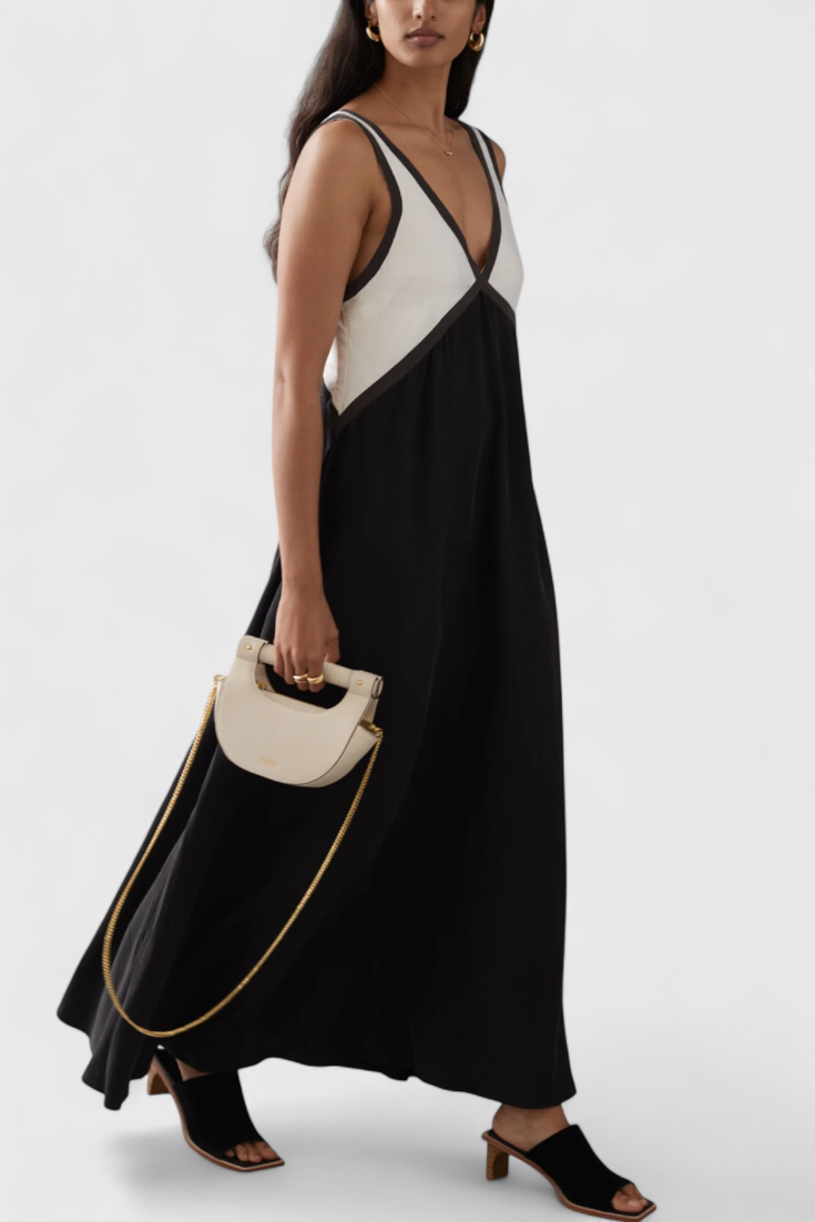 שמלות בוהו קיץ דיאמונד עם צווארון V