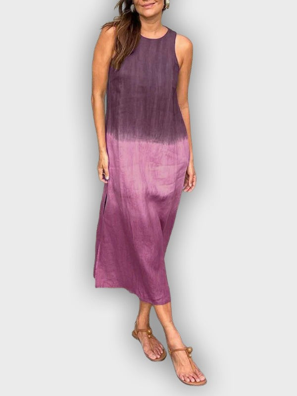 שמלת מירה™ מודפסת אלגנטית ונוחה