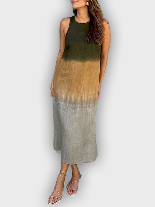 שמלת מירה™ מודפסת אלגנטית ונוחה