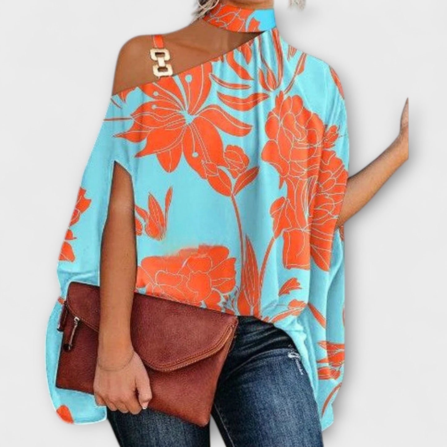 חולצת נשים ללא כתפיים - נוחה ואלגנטית לכל אירוע