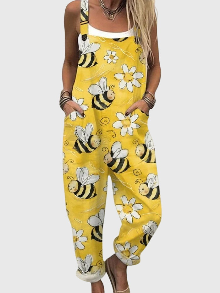 ג'ינס קיץ לנשים עם הדפס שובב