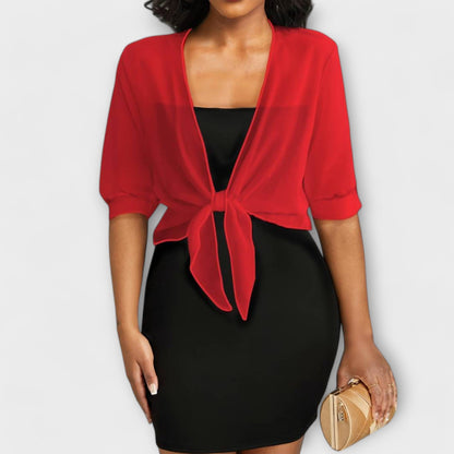 חולצת אוליביה עם חזית פתוחה - נוחות ואלגנטיות