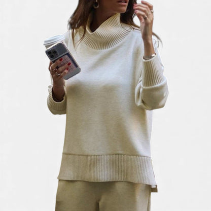 CARMINE™ | סט לואנג' חורפי איכותי בעבודת יד דו חלקי