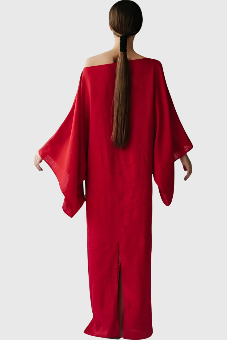 שמלות קימונו מל Linen וכותנה