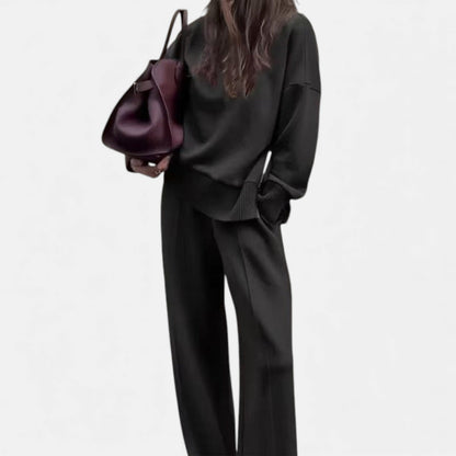 CARMINE™ | סט לואנג' חורפי ארוג איכותי בשני חלקים