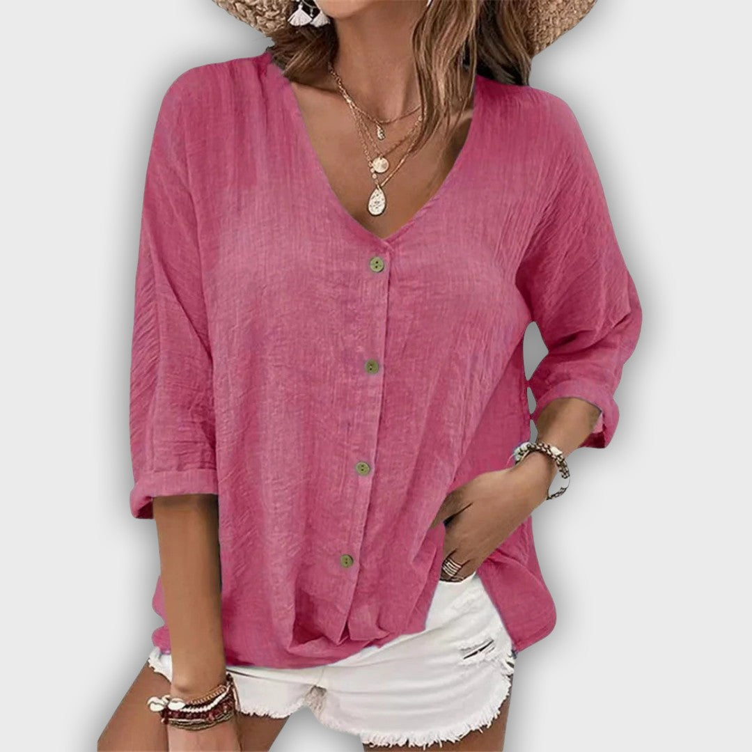 חולצת ורוניקה יומית אלגנטית ונוחה לנשים