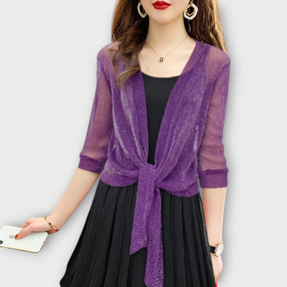 חולצת אוליביה עם חזית פתוחה - נוחות ואלגנטיות