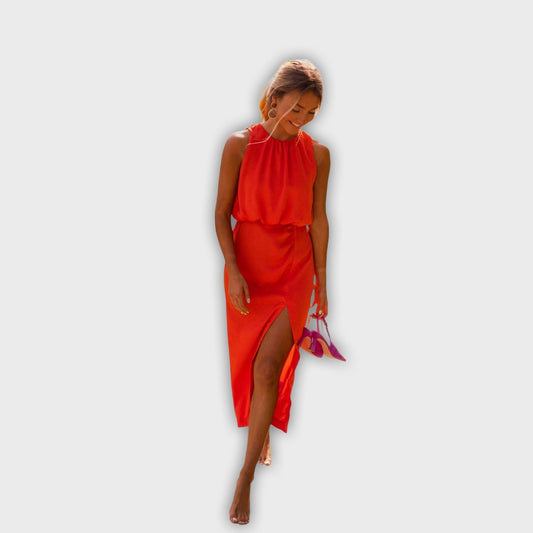 שמלת ליבושה אלגנטית עם גזרה נוחה