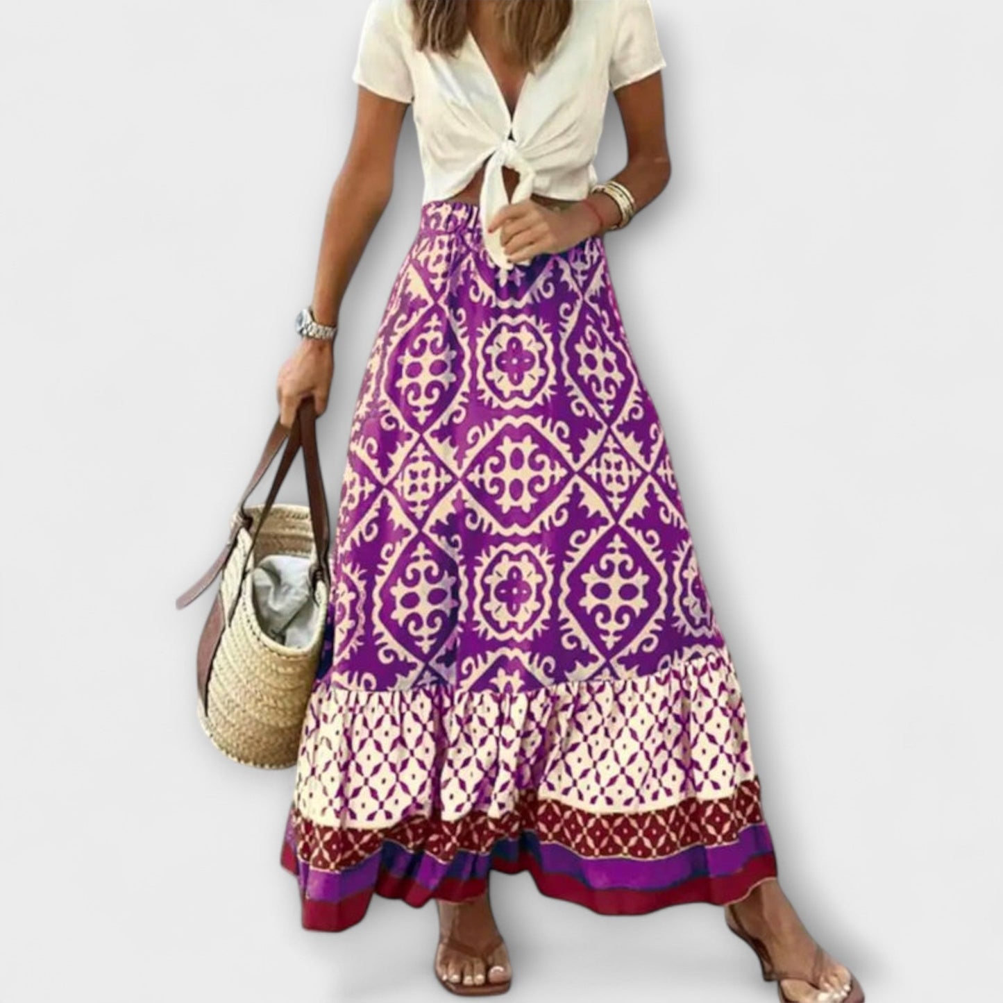 חצאית קיץ גבוהה לנשים - נוחות ואלגנטיות