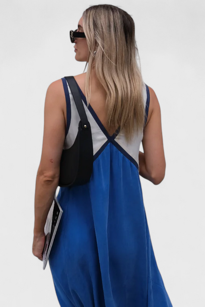 שמלות בוהו קיץ דיאמונד עם צווארון V