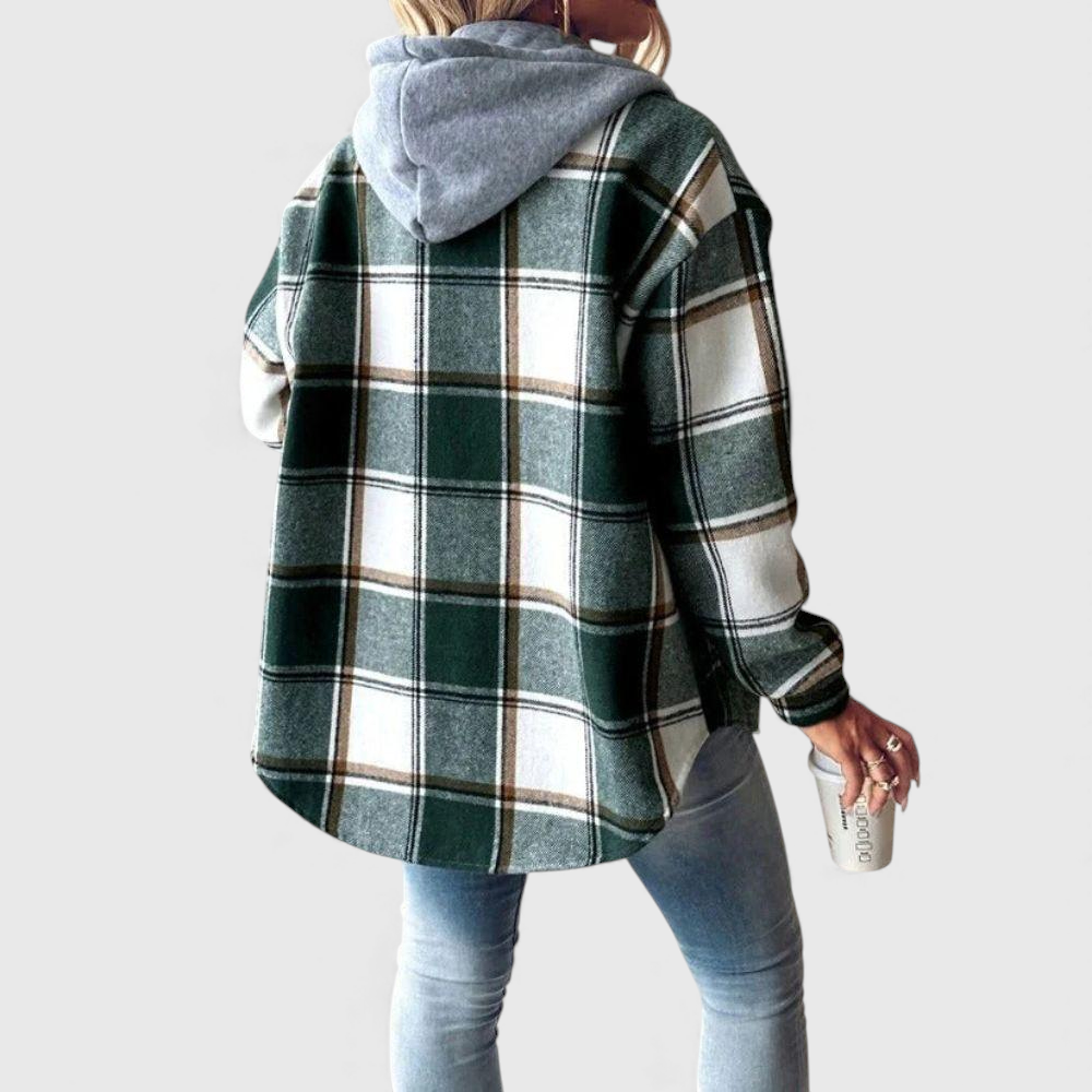 מרטינה™ | מעיל נשים עם כפתורים ורשת