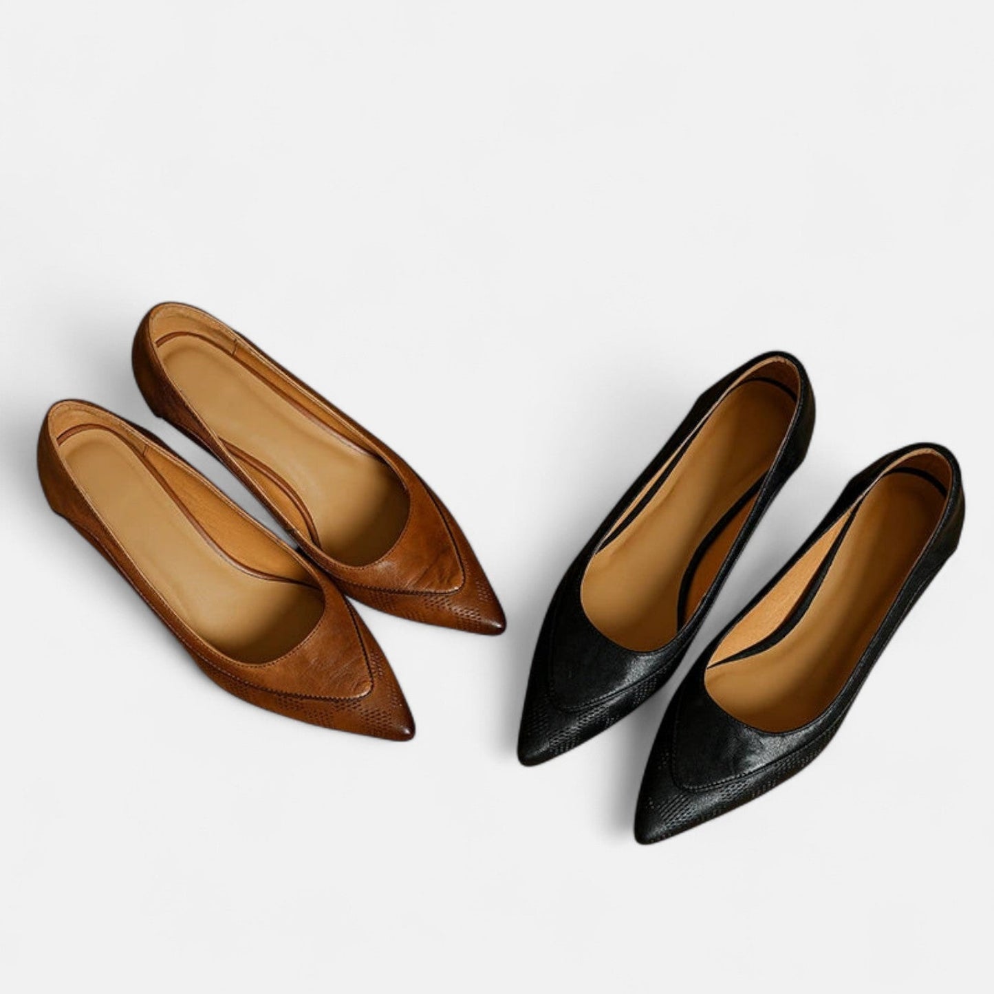 נעלי עקב עור אמרה