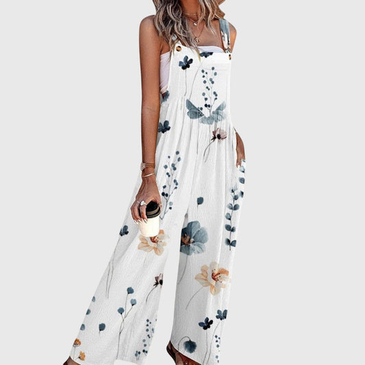 סוודר קיץ נוח עם דוגמת פרחים