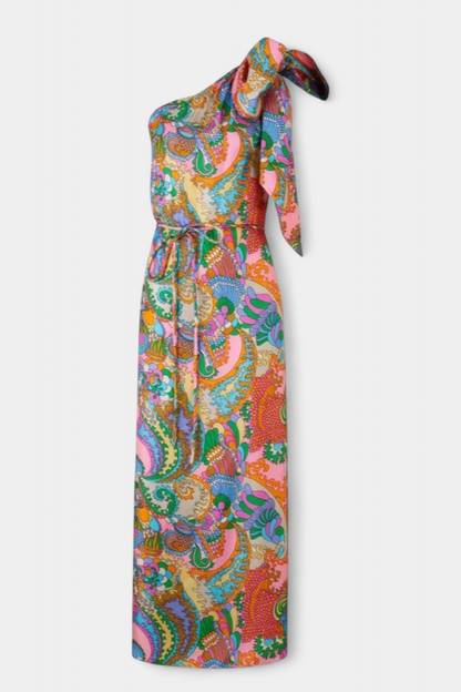 שמלת ג'ינט מקסי עם הדפס קשת