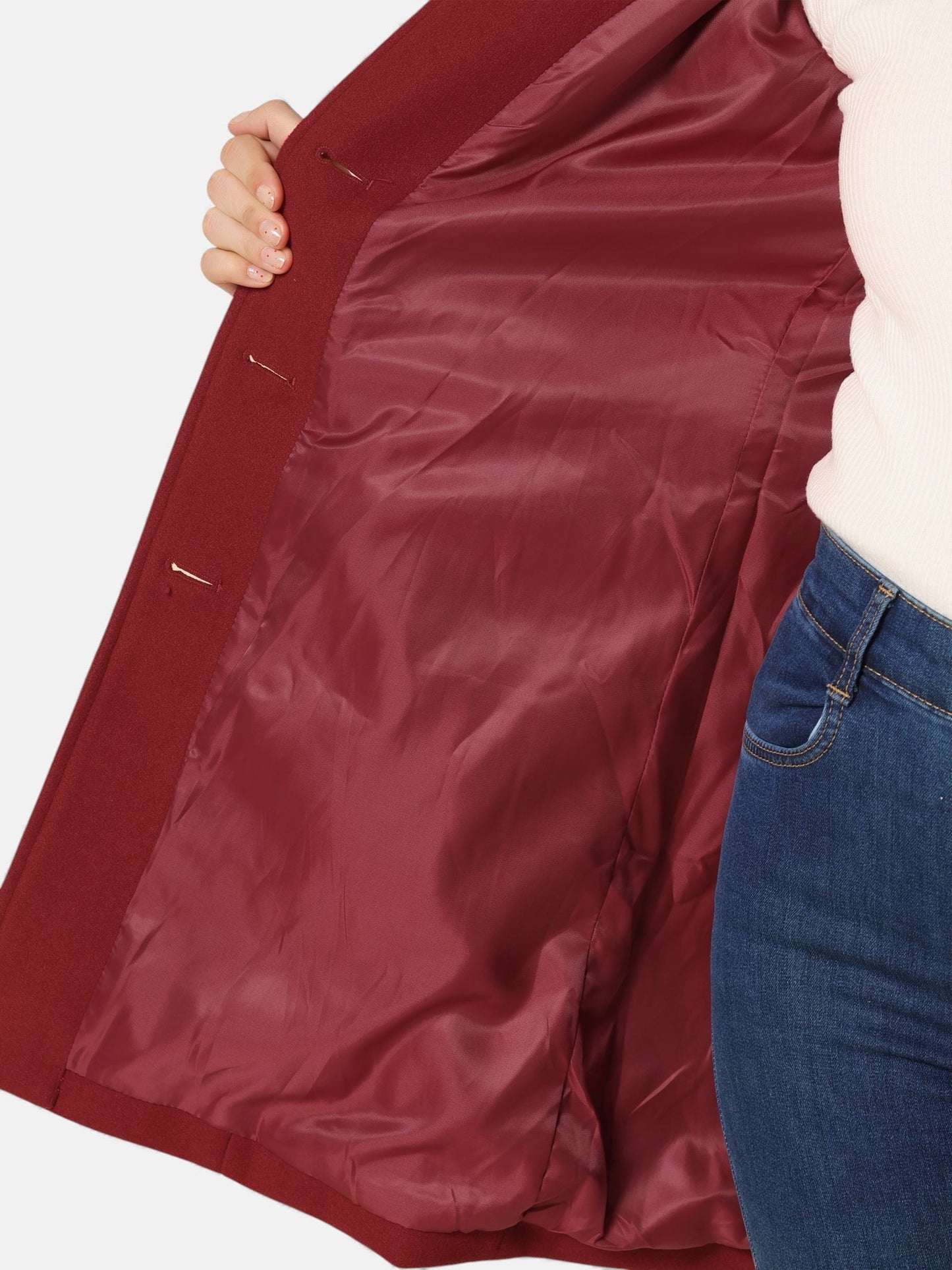 ג'וזפין | מעיל טרנץ חורפי לנשים עם כפתור אחד