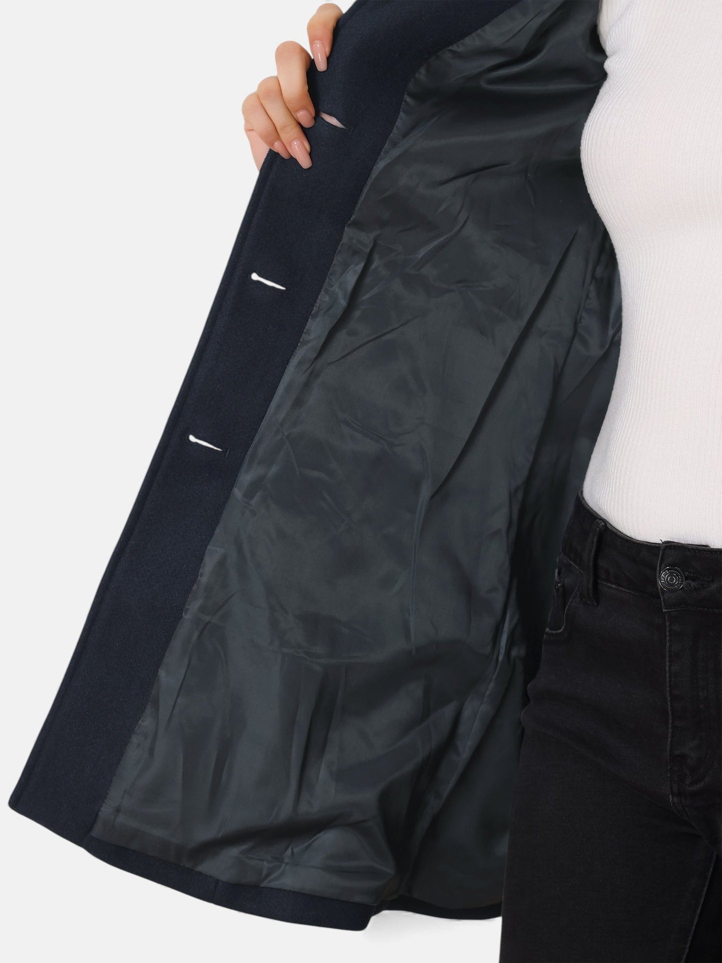 ג'וזפין | מעיל טרנץ חורפי לנשים עם כפתור אחד